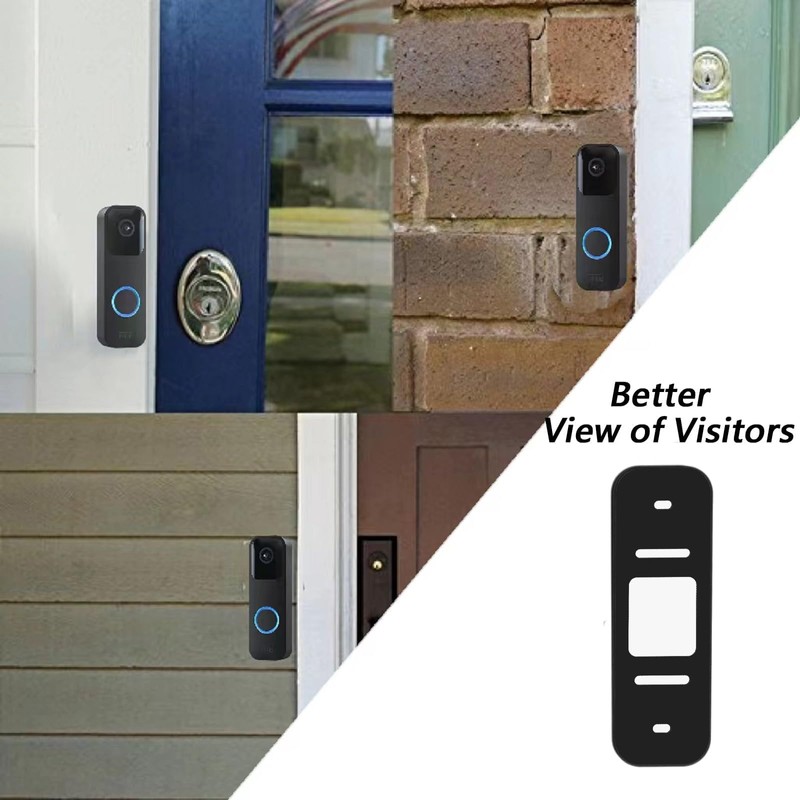 CAMGJORT Video Doorbell Wedge Mount – Black