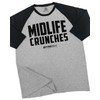 Midlife Crunches Gym T-Shirts for Men Gift Workout Muscle Fit