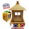 Mɑtty's Toy Stop Paint Your Own Deluxe Wooden Bird Feeders