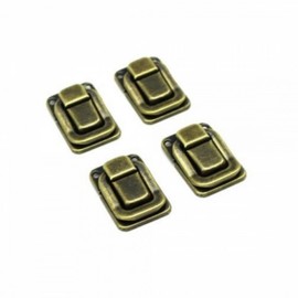 Antique Hook Clasp Lock Set for Certificate Bags (4P) Safety Hook 4ea