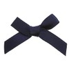 Trucraft 3cm 7mm Satin Ribbon Mini Craft Bows Navy Blue