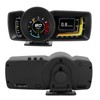 Car HUD OBDII GPS 3 LCD Screen Overspeed Alarm Multifunction