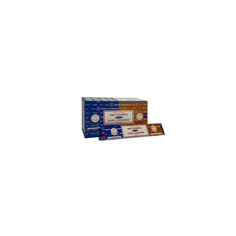 12 Pack of Combo Satya Incense - Nag Champa Dark