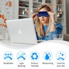 1 Pcs Sleep Mask, Silk Eye Mask, Blindfold, Silk Sleeping