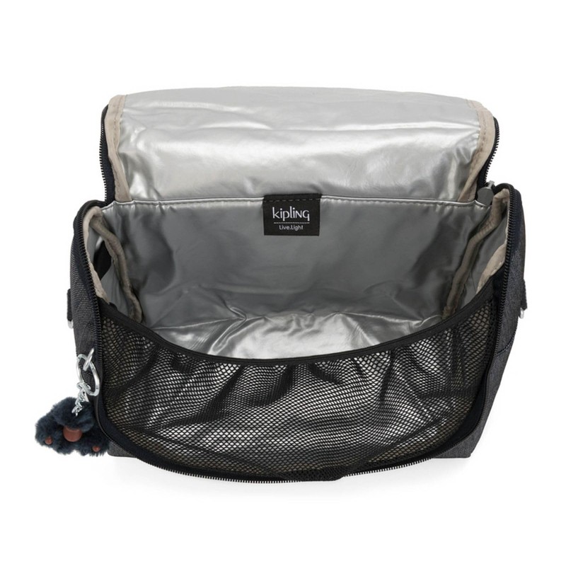Kipling NEW KICHIROU Large Lunch Box, Bag, Suitcase, Navy (Blue)