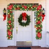 Christmas Garland with Lights, 9FT Lighted Christmas Garland with 30