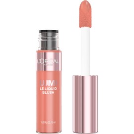 L'Oréal Paris Rubor Líquido True Match Lumi Le De L'Oréal Paris, Fórmula De Rubor Intenso Y Ligero Con Pigmentos Líquidos, Dewy Worth It, 0,33 Onzas Líquidas Vale La Pena Estar Cubierto De Rocío 0,33
