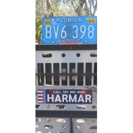part for harmar LICENSE PLATE RISER for Harmar Lifts   Ready to  Mount /  Includes  hardware