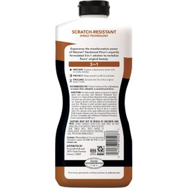 Weiman Wood Floor Polish and Restorer 32 Oz 3PC Bundle - High-Traffic Hardwood Floor, Natural Shine, Removes Scratches, Leaves Protective Layer