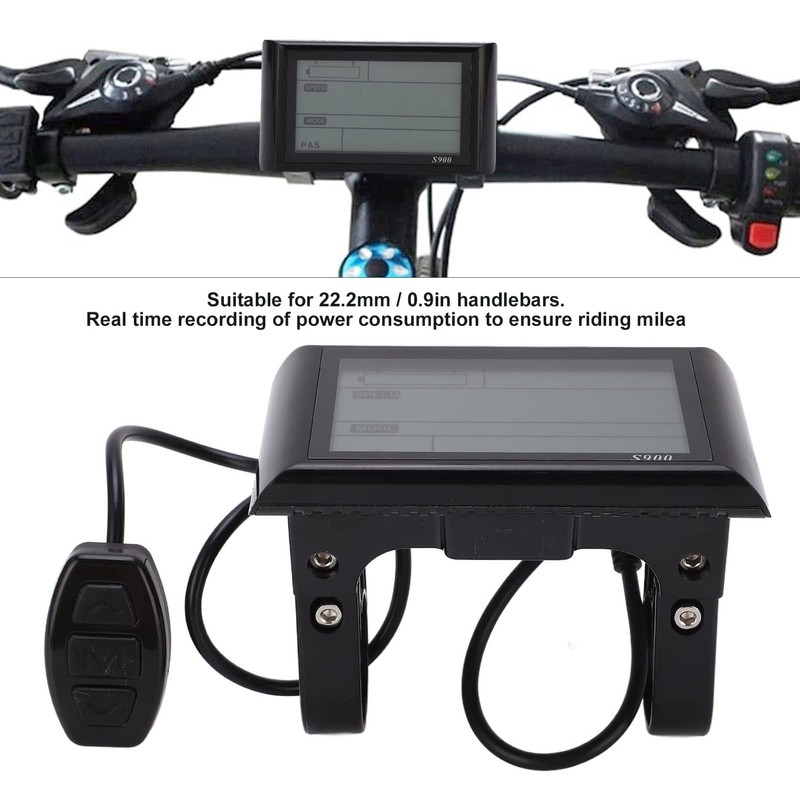 banapoy 36V 48V E-Bike LCD Display, S900 Electric LCD Bicycle