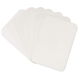 Crosstex FAWH Bracket Tray Cover, Size A - Weber/Chayes, 9.5" x 12.25", White (Pack of 1000)