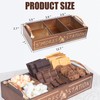 Extguds S'Mores Station with Cutout Handles,Sets:1 Smores Caddy+4 Roasting Sticks,for