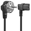 GELRHONR 1.5 m 3 Pin IEC Cable, 90 Degree CEE