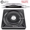 Rubonarie Turntable Bearings Black 6.5 inch Chair Table Turntable Repair