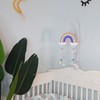 ORFOFE Hanging Rainbow Cloud Raindrops Decor for Bedroom Wall Pendant