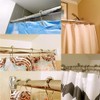 Shower Curtain Rings Shower Hooks Double Hooks Rust Resistant Metal