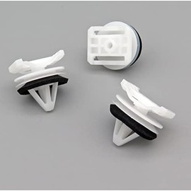 VVO Fasteners- White Plastic Front Wheel Arch Flare & Trim Moulding Clips for Mazda CX-5, (Pack of 10)