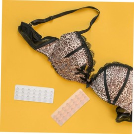 Garneck Bra Extension, 7 Hooks, Pack of 4, Elastic and Comfortable Bra Strap Extension in Black, Ideal for Bustiers and Ensures Perfect Fit and Comfort, As Shown