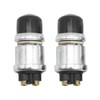 EATAKWARD 2Pcs Weatherproof 12V / 24V Push Button Momentary Start