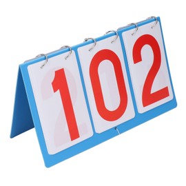 Scoreboard Flipper, Portable 3-Digit Flip Scoreboard Tabletop Score Keeper for Volleyball Basketball Table Tennis
