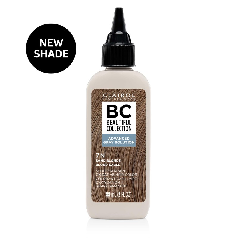 Clairol Professional Beautiful Collection Advanced Gray Solutions, 7N Sand Blonde,