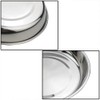 Eagrye 4-Pack Stainless Steel Dinner Plates Dish, Round Plate