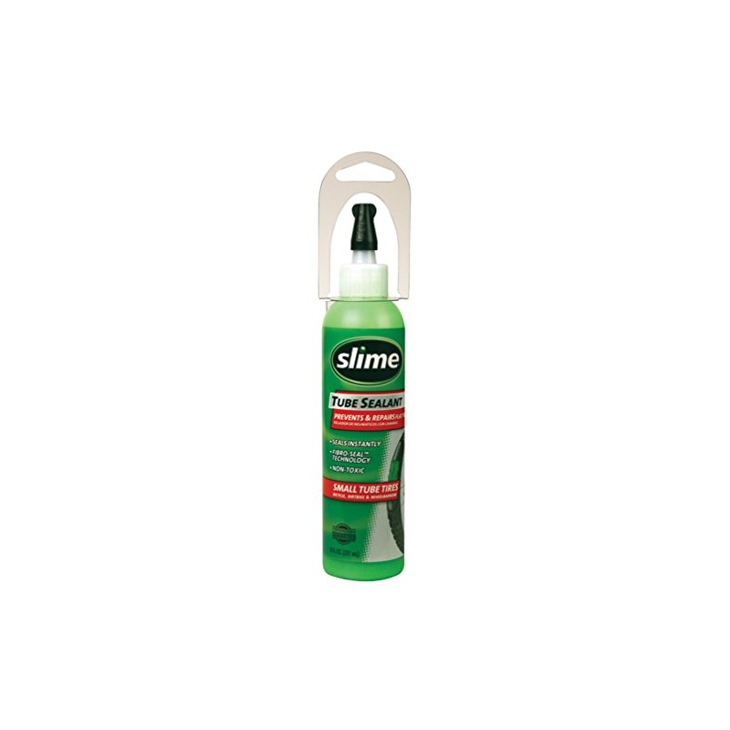 Slime 8oz Puncture Prevention Fluid for Adult Bike Tyres, Green
