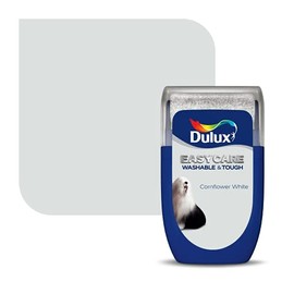 Dulux Easycare Washable & Tough Tester Paint, Cornflower White, 30 ml