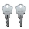 (2) KeyPower ES204 Key for ESP/HON/Cam Lock/Truck Tool Box/Timberlie Desk/Herman