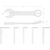 TEKTON 5/8 Inch Stubby Combination Wrench | 18049