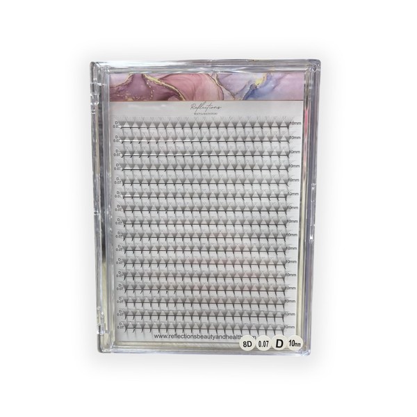 Professional Eyelashes Extension Set - 8D 0.07D Curl Lash Extensions