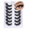 Spiky Lashes Strips 20mm 3D Fluffy False Eyelashes Thick Volume