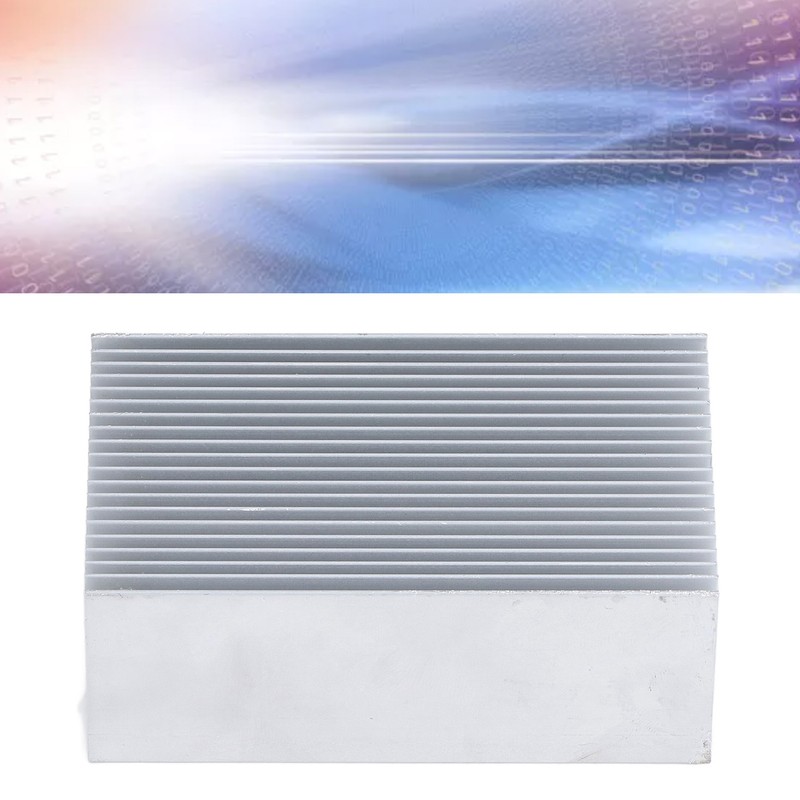 2Pcs Aluminum Electronic Radiators Fast Heat Dissipation Anti Oxidation Practicable