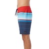 O'NEILL Mens Hyperfreak Heat Stripe 19 Swim, Red White Blue,
