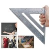 Aluminum Alloy Roofing Square,7" Rafter Angle Measure Triangle Guide Angle