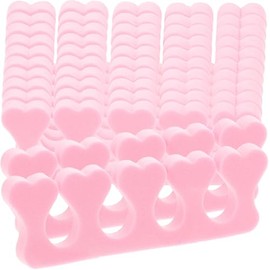 PACKOVE 40pcs Toe Separators Finger Separators Disposable Finger Dividers Toe Separators for Pedicure Sponge Finger Spacer Toe Separator Pedicure Kit for Pedicure Manicure