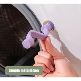 LamChyar Front Load Washer Door Prop, Washing Machine Door Prop Open, Washer Door Prop Magnetic, Keep Washer Door Open and Dry (grey)