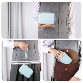 RAIALL Carrying Case Compatible with Yoto Mini (2024 Edition) Kids Bluetooth Audio Player, Stories Music Podcast Radio Player Holder, Travel Hard Bag fits Children’s Audiobook Cards and Cable, Blue