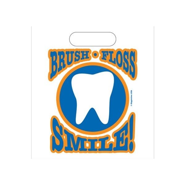 Brush Floss Smile Gift Bag, 25 pcs