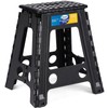 Korpai 18" Folding Step Stool for Adults and Kids Holds