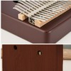 MTSDM 17 Keys Thumb Piano, Professional Kalimba Portable Wooden Finger