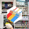 AITRIP 10pcs DIN Rail Terminal Blocks, DIY Splicing Wire Connectors