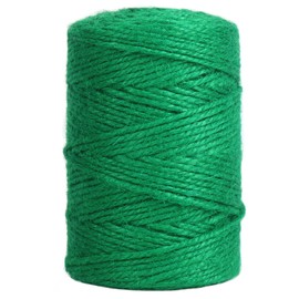 Vivifying Garden Twine, 328 Feet 3mm Green Plant Ties, Strong Jute Twine String for Climbing Plants, Tomatoes, Crafts and Decoration