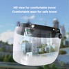Motorcycle Helmet Lens Metal Button Removable UV Protection Adjustable Motorbike