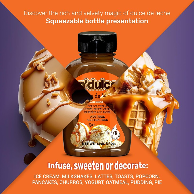 N’DULCE Dulce De Leche Syrup | Caramel Creams | Syrups
