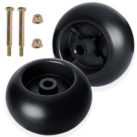 Lawn Mower Anti Scalp Deck Wheel Kit Set of 2 for Bad Boy 022-5234-98, Exmark 103-3168, 103-4051, 103-7263, kubota 68-2730, 1-603299 - Exact Replacement for Many Bore Size 5/8” Mower Deck Wheel