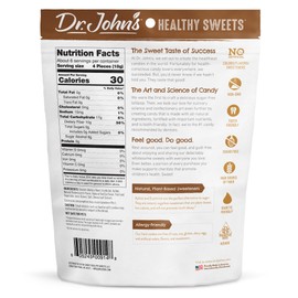 Dr. John’s Sugar Free Candy, Healthy Hard Candy with Zero Sugar, Low Calorie Snacks, Keto Friendly, Vegan, Gluten Free, Butterscotch Flavor, 24 Count, 3.85 OZ