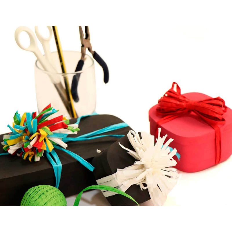 INNSPIRO Green Paper Raffia 4mm x 30m