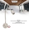 RV Reading Light LED Adjustable Brightness Touch Control Bedside Spotlight