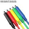 6Pcs Magnetic Test Leads Silicone Flexible Jumper Test Wire Soft